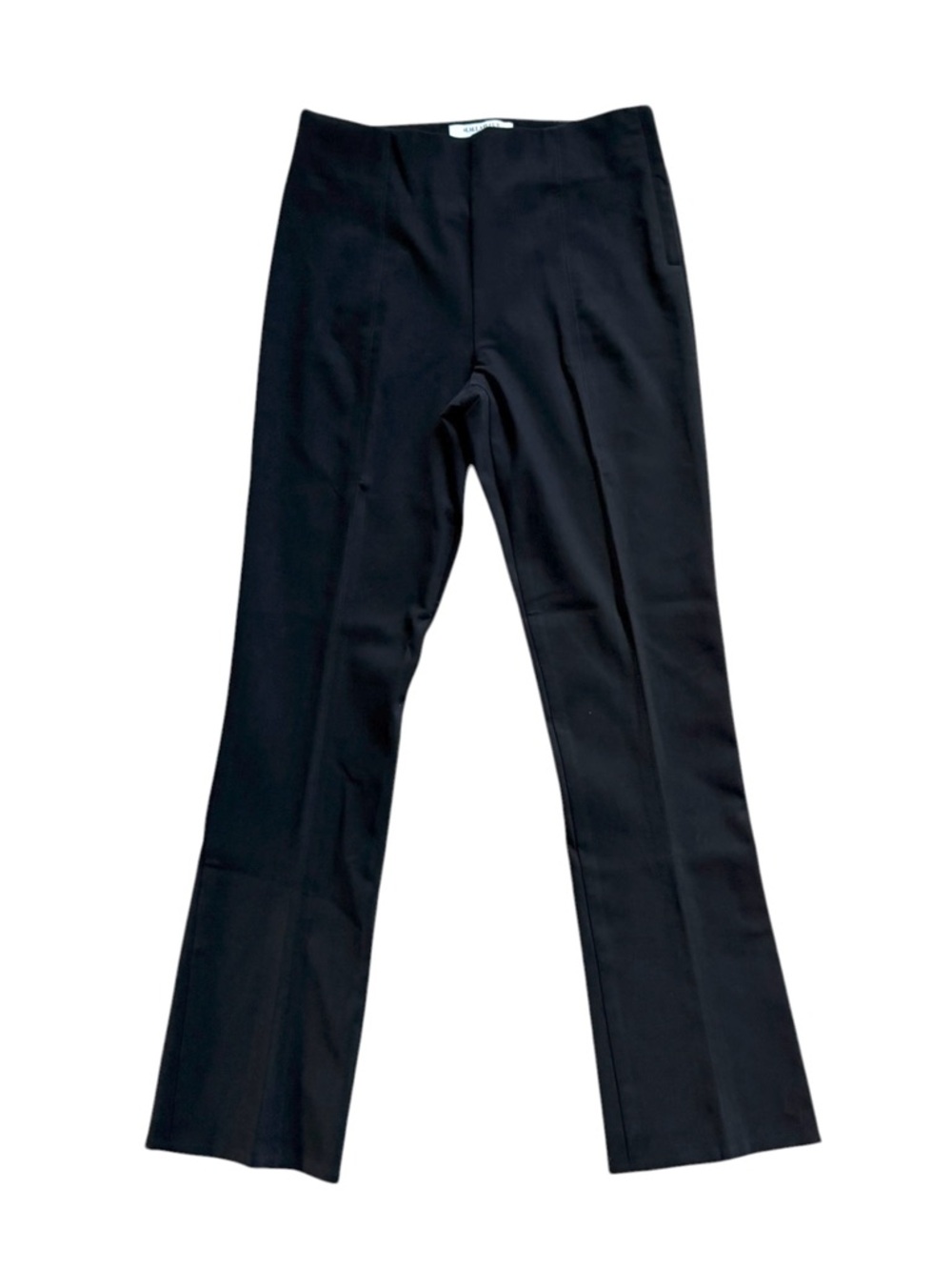 M.M. Lafleur Foster Pant Womens 10 Black High Rise Slim Straight Stretch Office